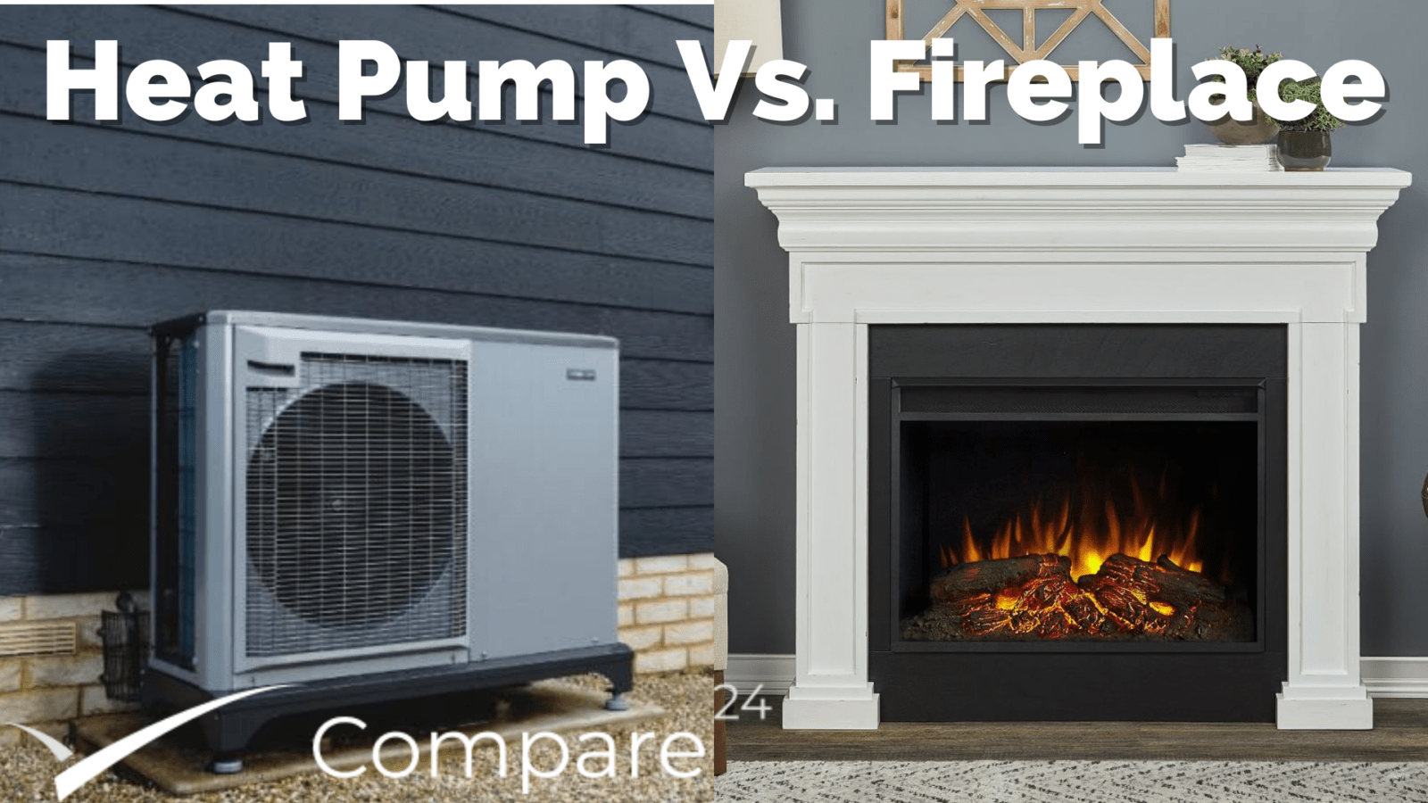 heat pump vs fireplace